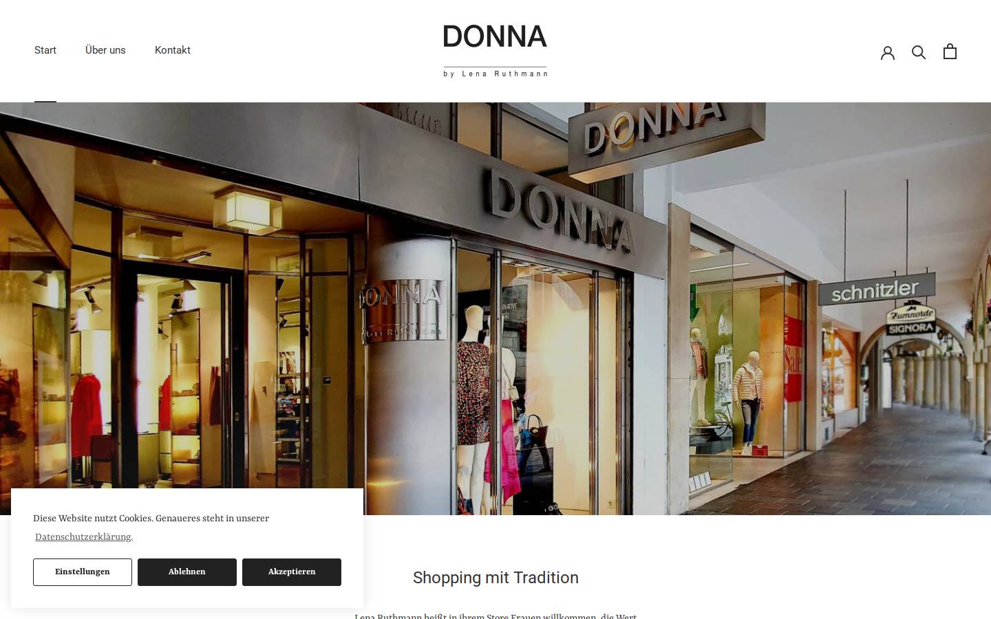donna-muenster.de homepage screenshot