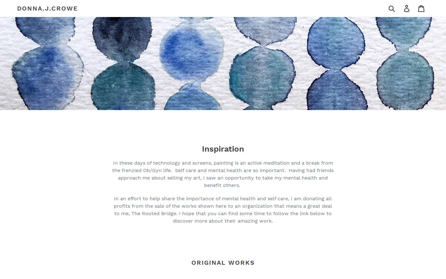 donnajcrowe.com homepage screenshot