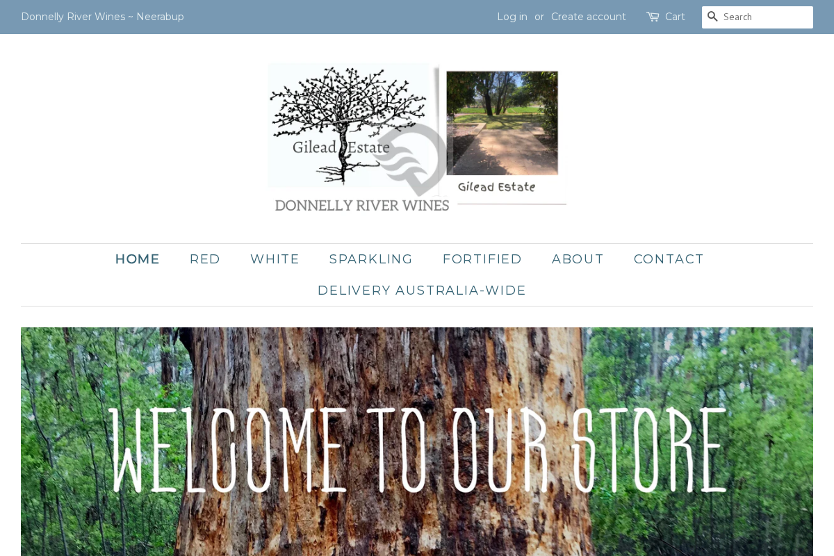 Donnelly River Wines homepage screenshot