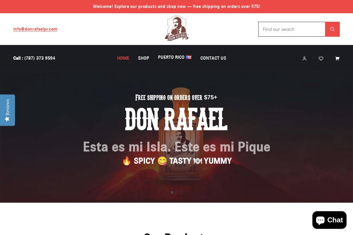 donrafaelpr.com homepage screenshot