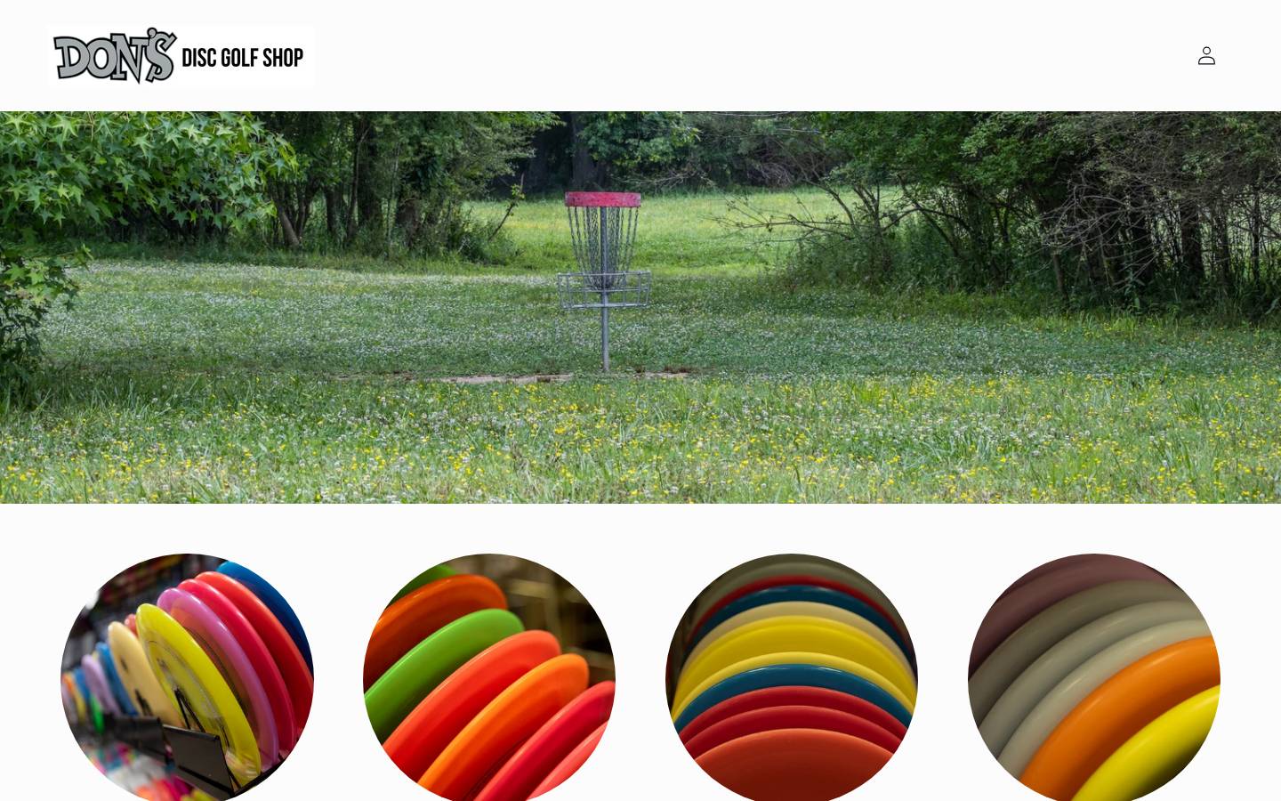 donsdiscgolf.ca homepage screenshot