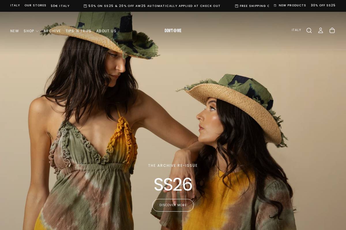 dontatmelabel.com homepage screenshot