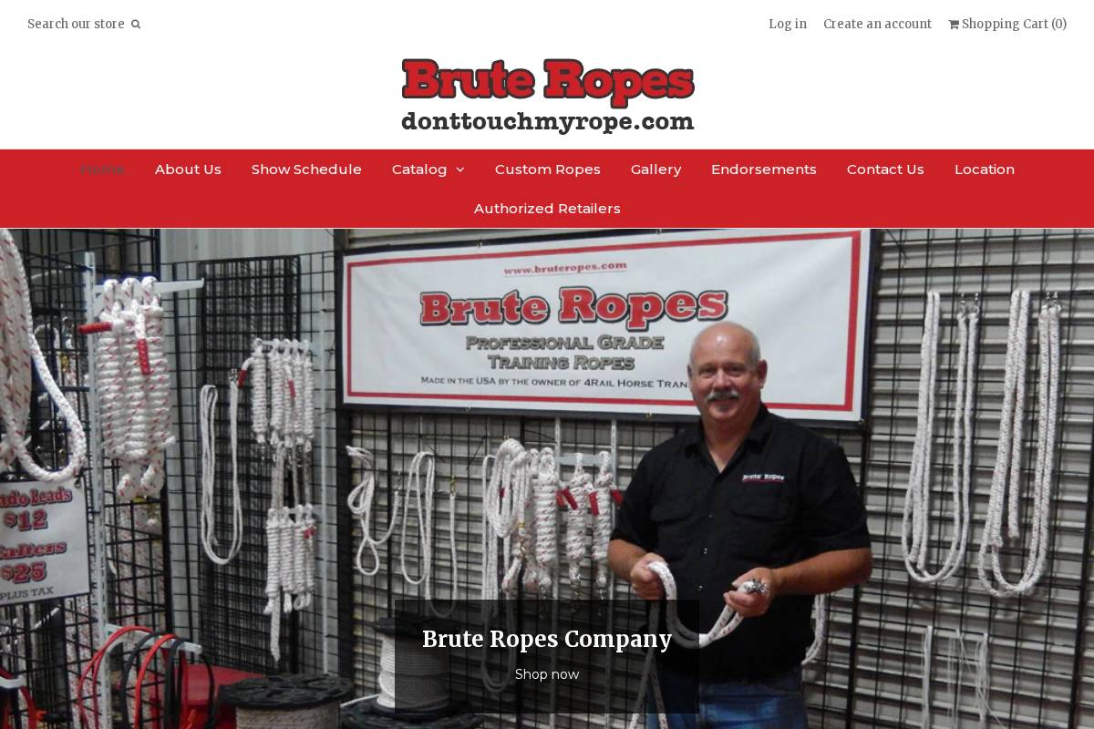 donttouchmyrope.com homepage screenshot