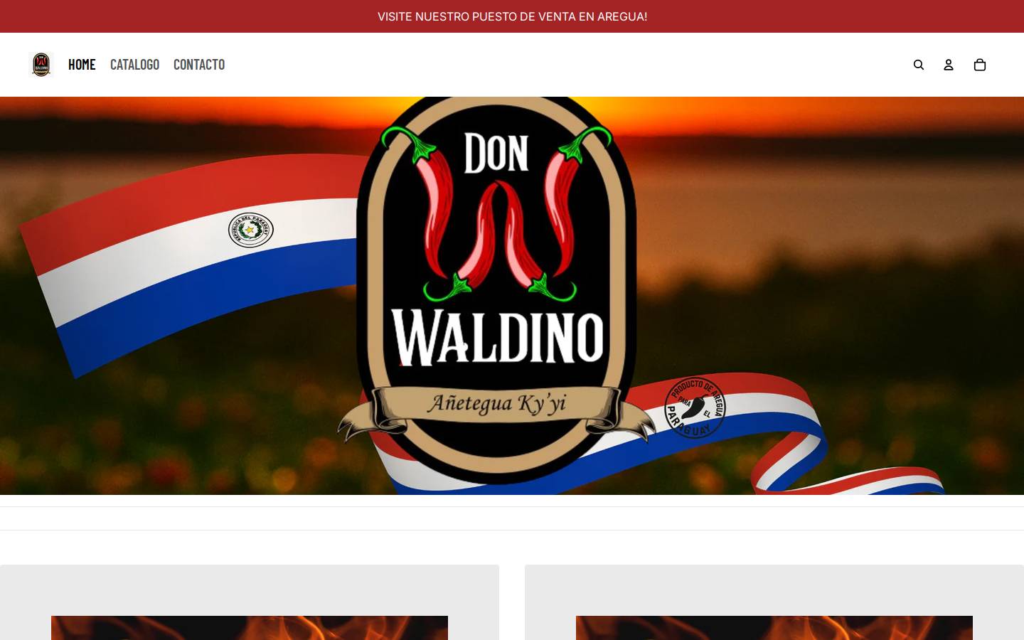 donwaldino.com homepage screenshot
