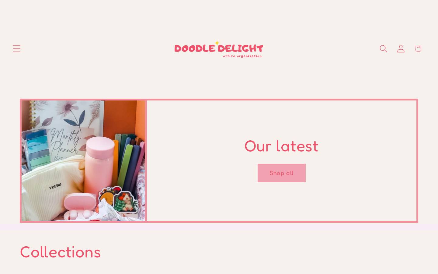 doodle-delight.com homepage screenshot