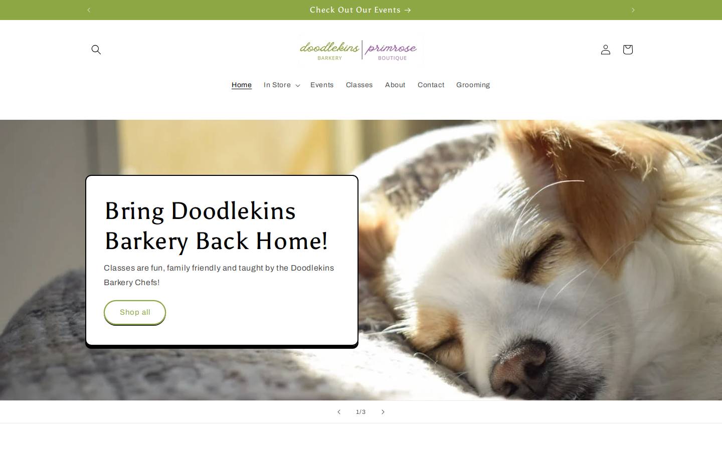 doodlekins.store homepage screenshot