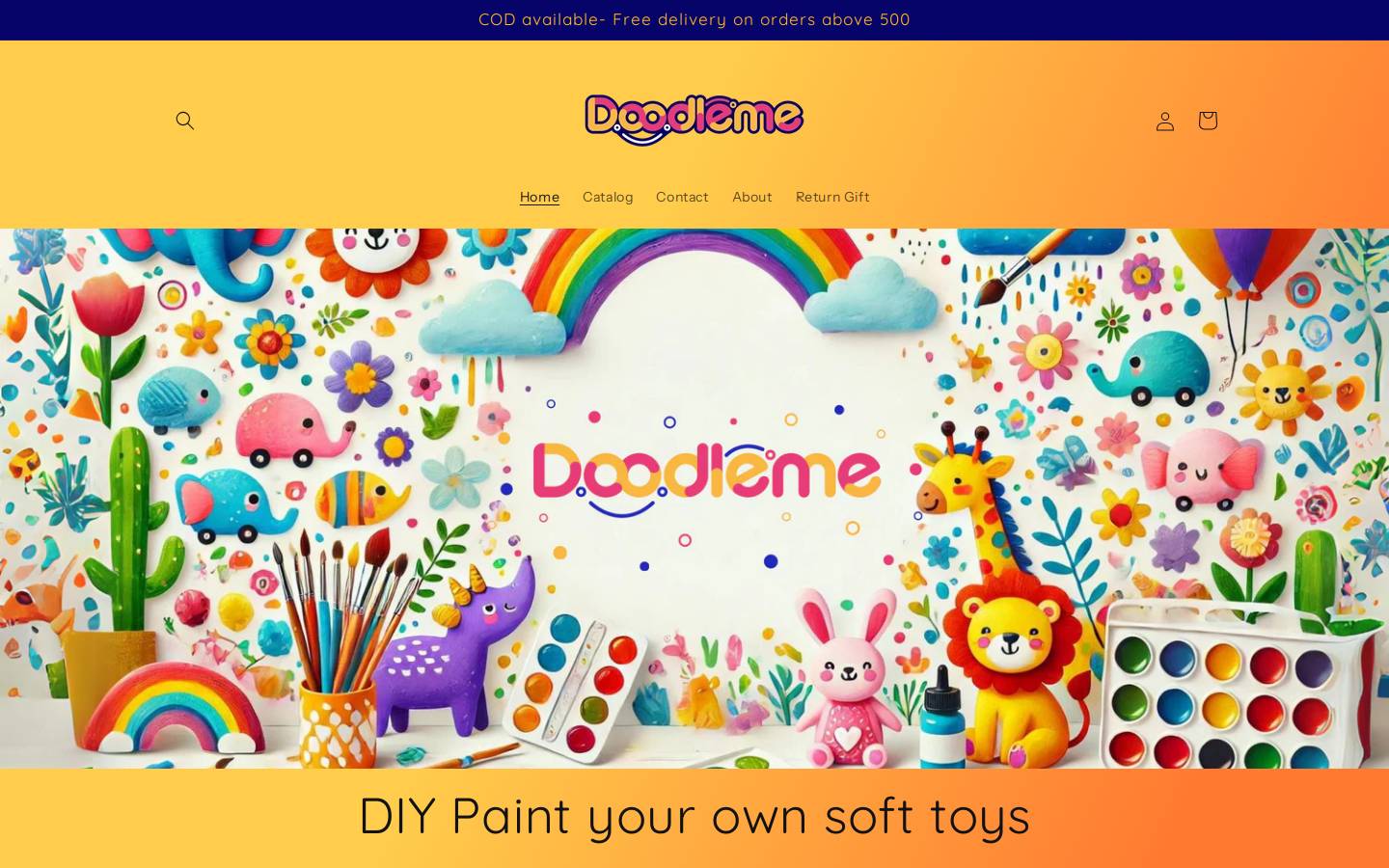 doodleme.in homepage screenshot