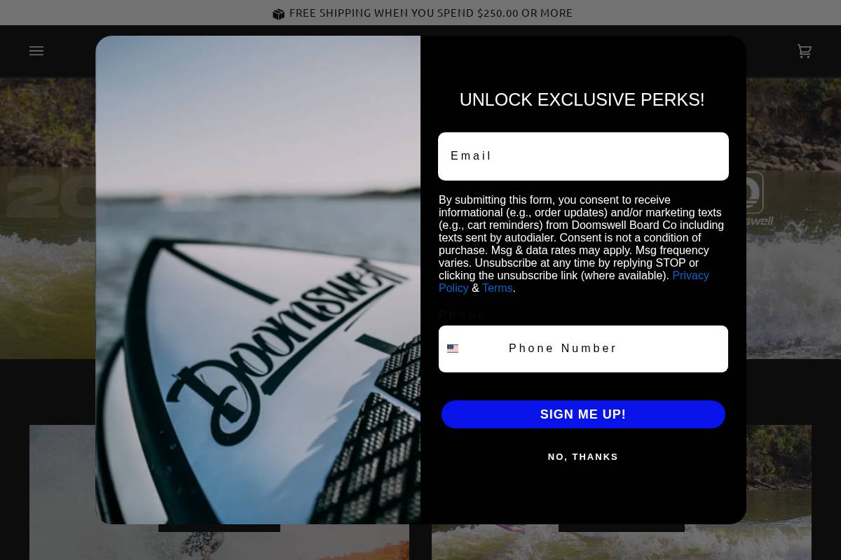 doomswell.com homepage screenshot