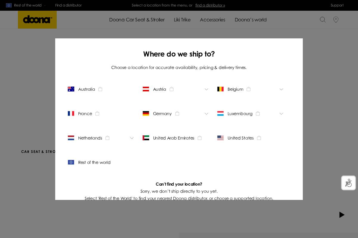 doona.com homepage screenshot