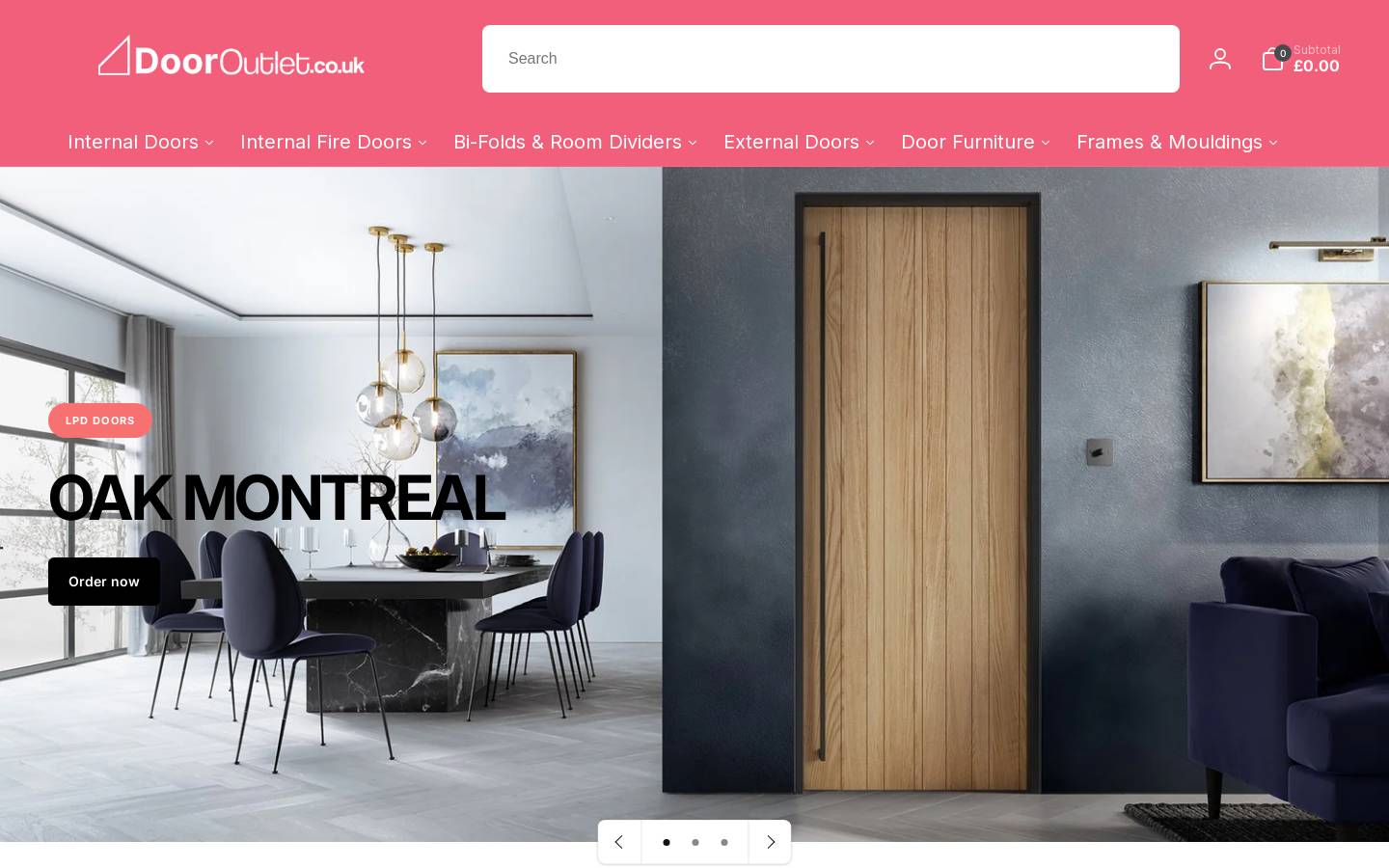 Dooroutlet homepage screenshot