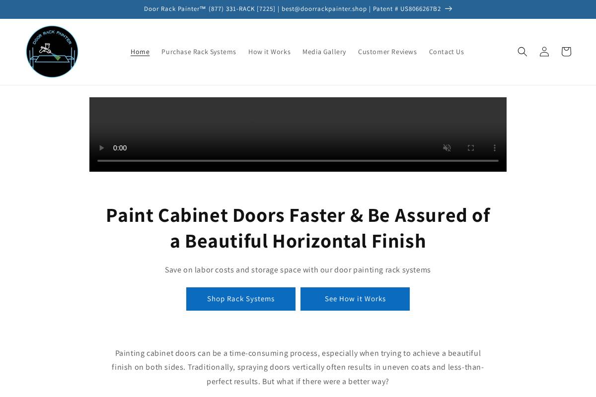 doorrackpainter.shop homepage screenshot