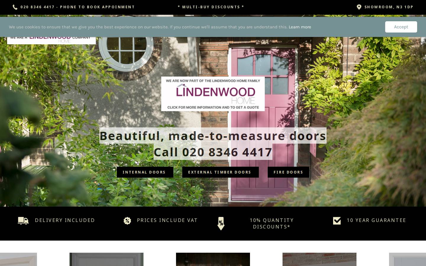 doorsanddoors.com homepage screenshot