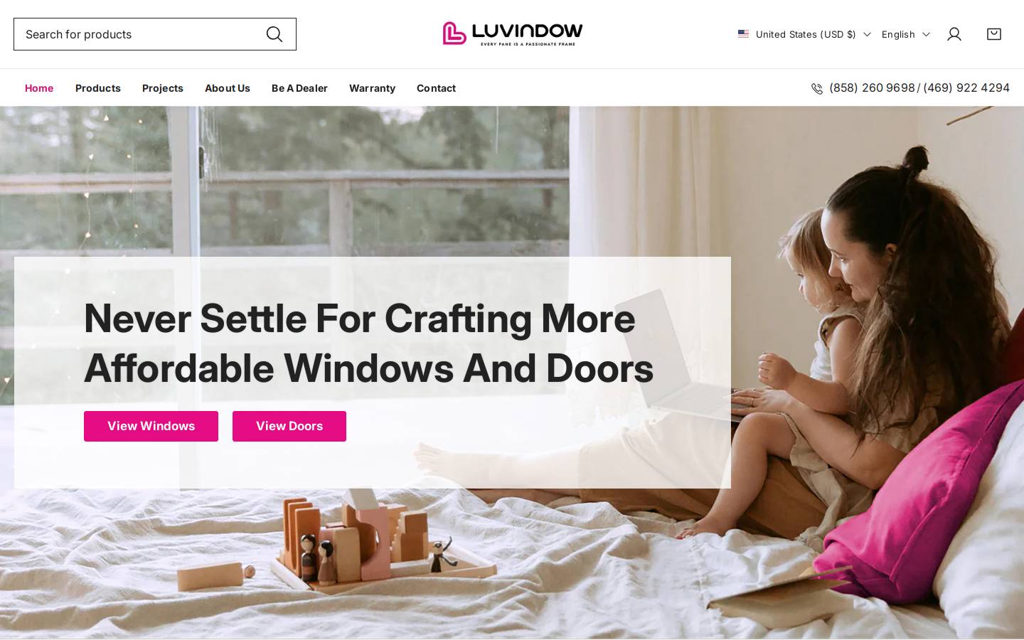 doorwin.com homepage screenshot