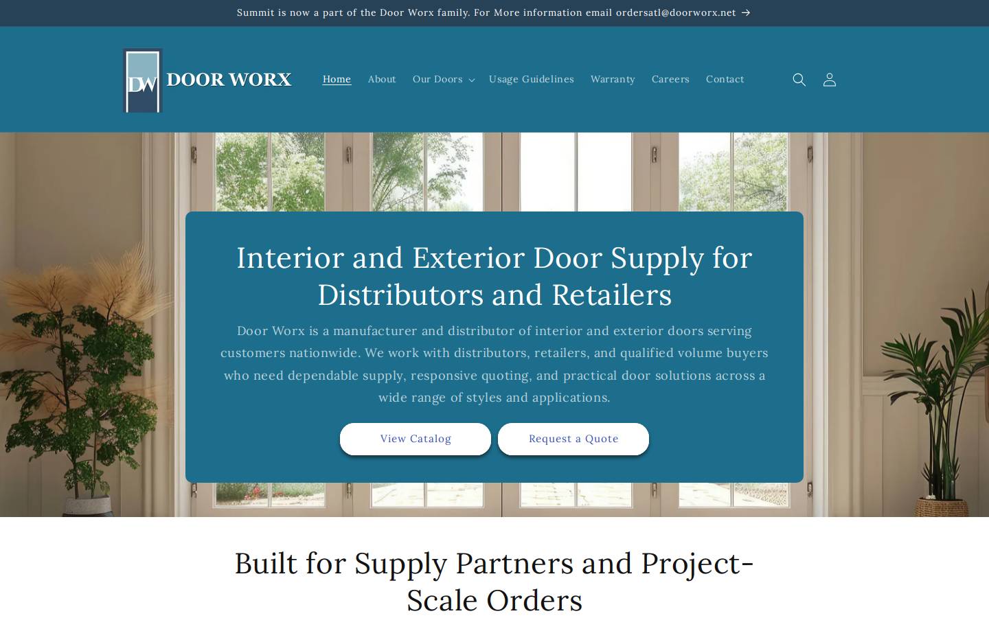 doorworx.net homepage screenshot