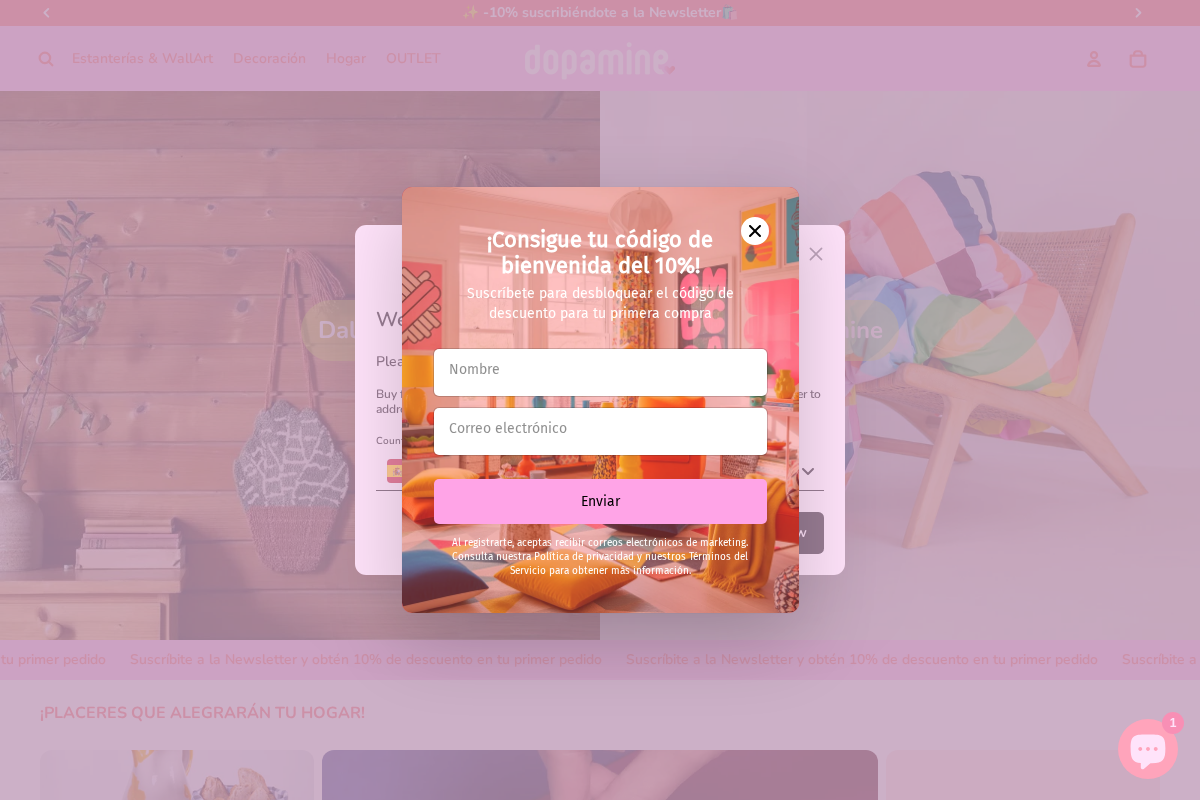 Dopamine Concept Store homepage screenshot