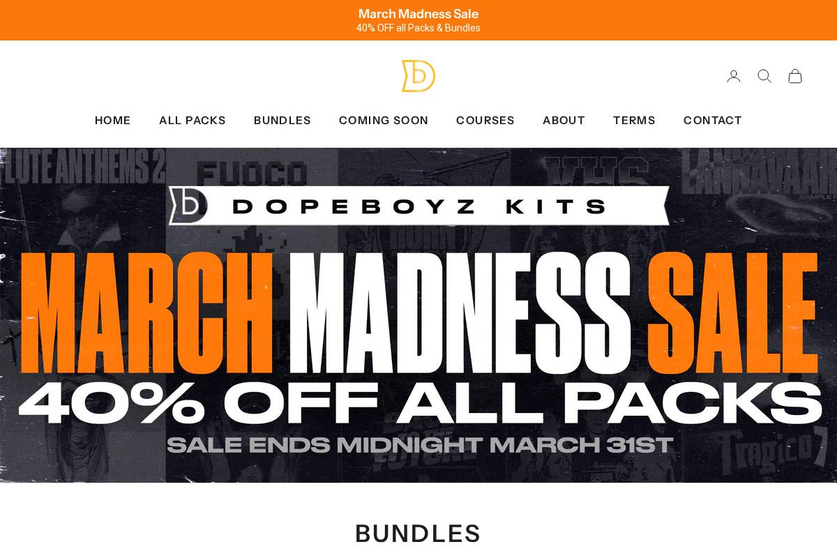 dopeboykits.com homepage screenshot