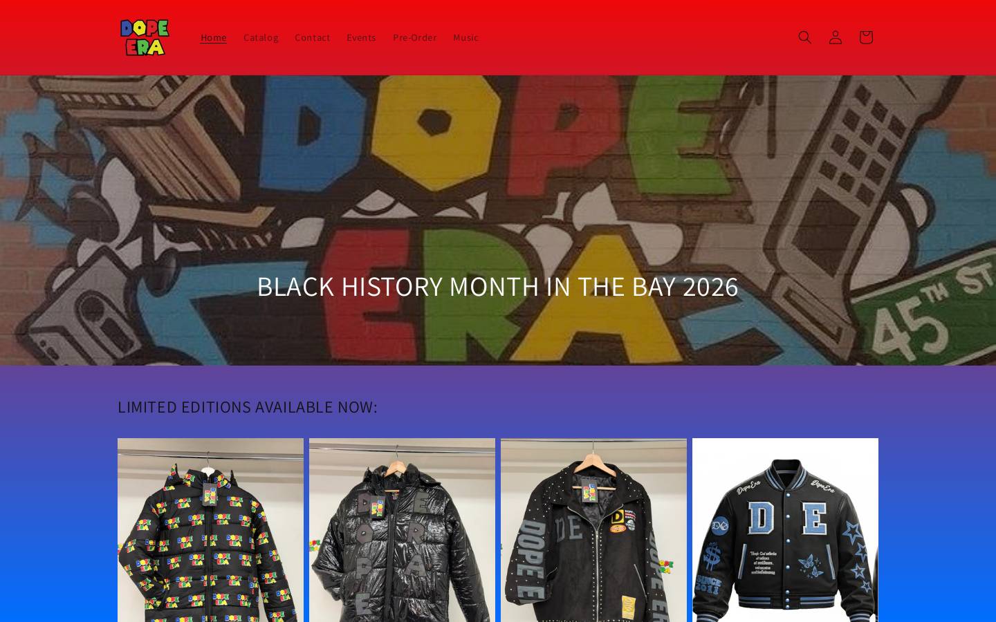 dopeera.com homepage screenshot