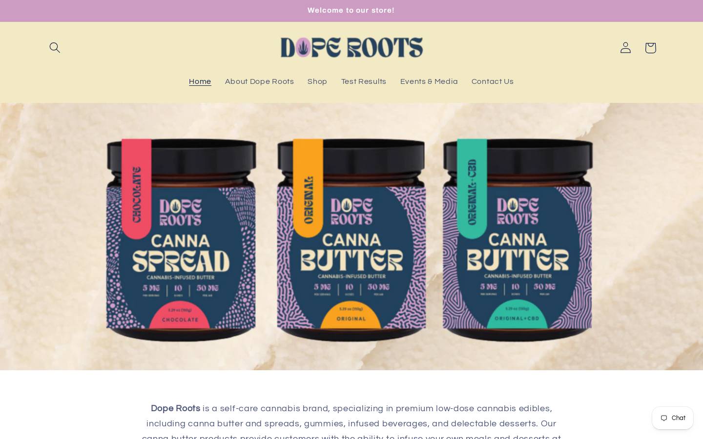 doperootscanna.com homepage screenshot