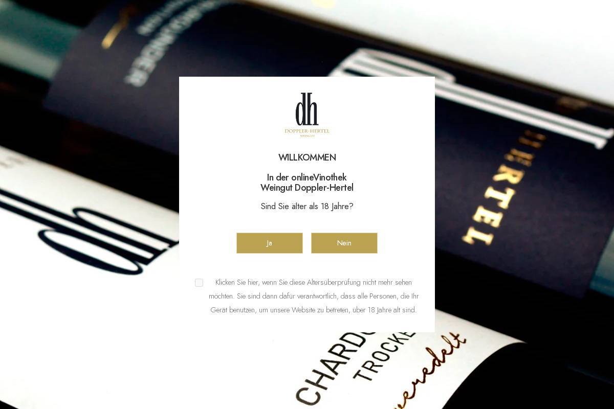 doppler-hertel.de homepage screenshot