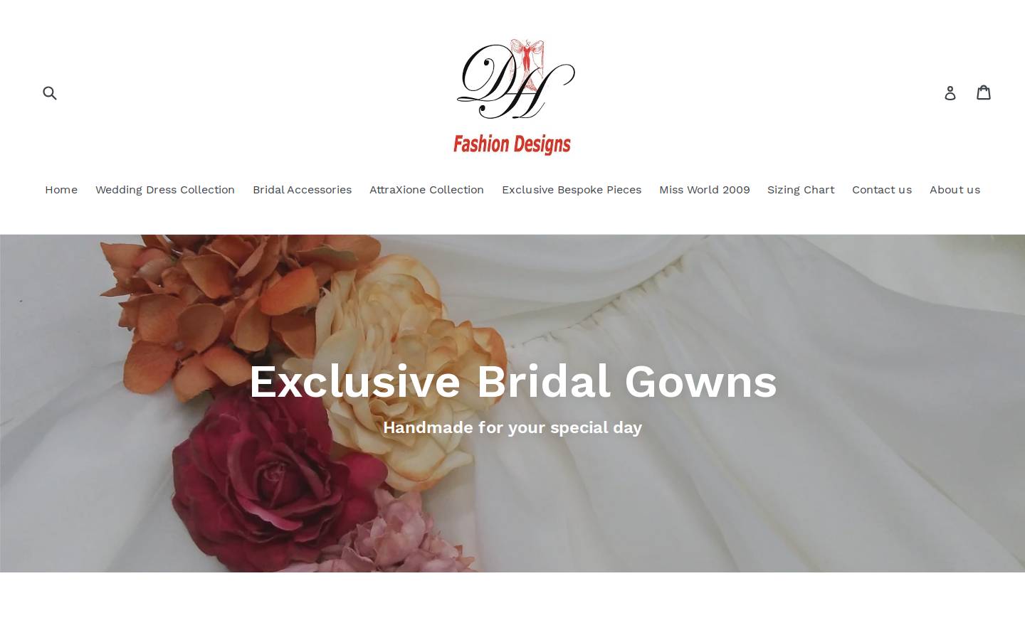 dorcasfashiondesigns.com homepage screenshot