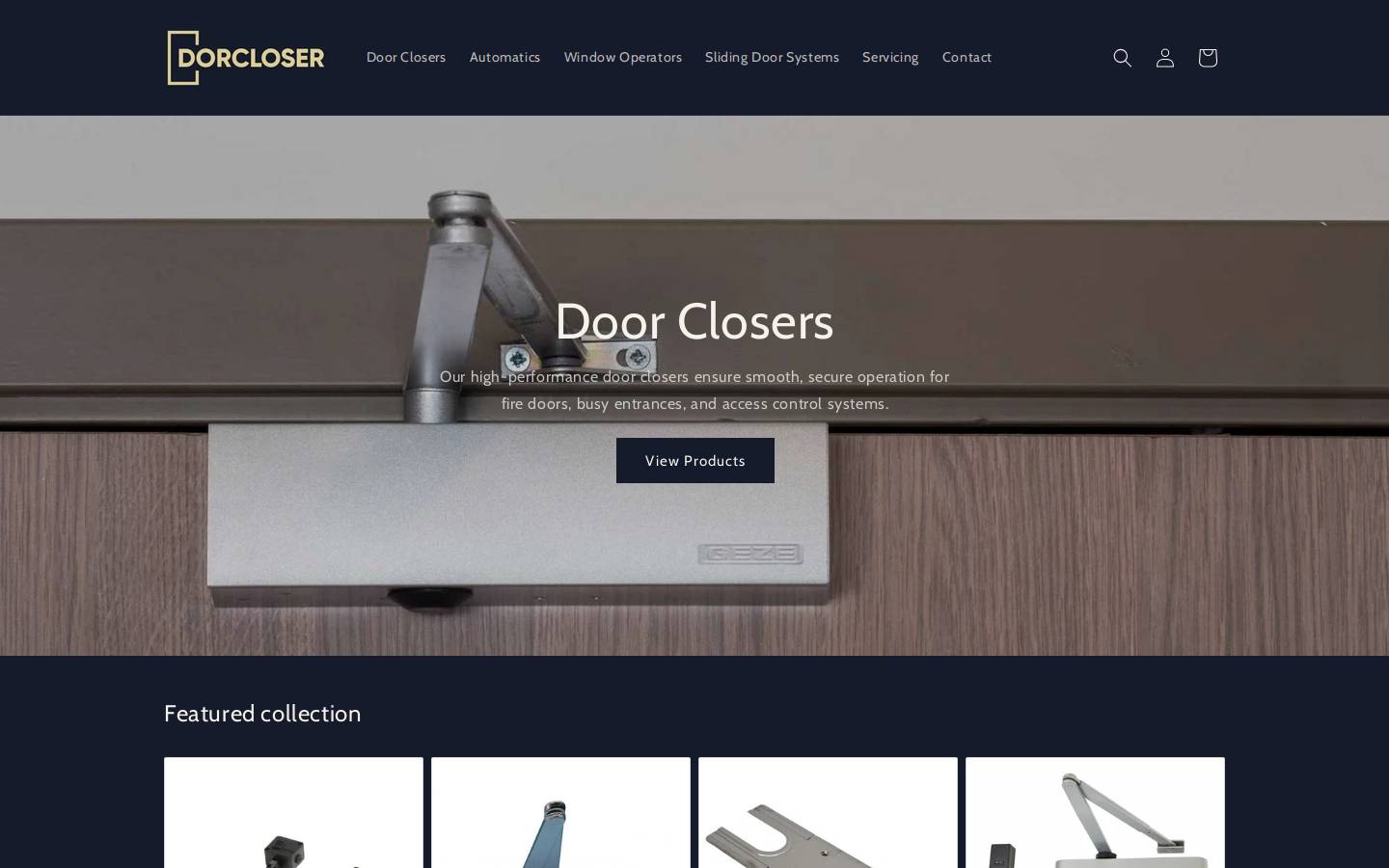 dorcloser.com homepage screenshot