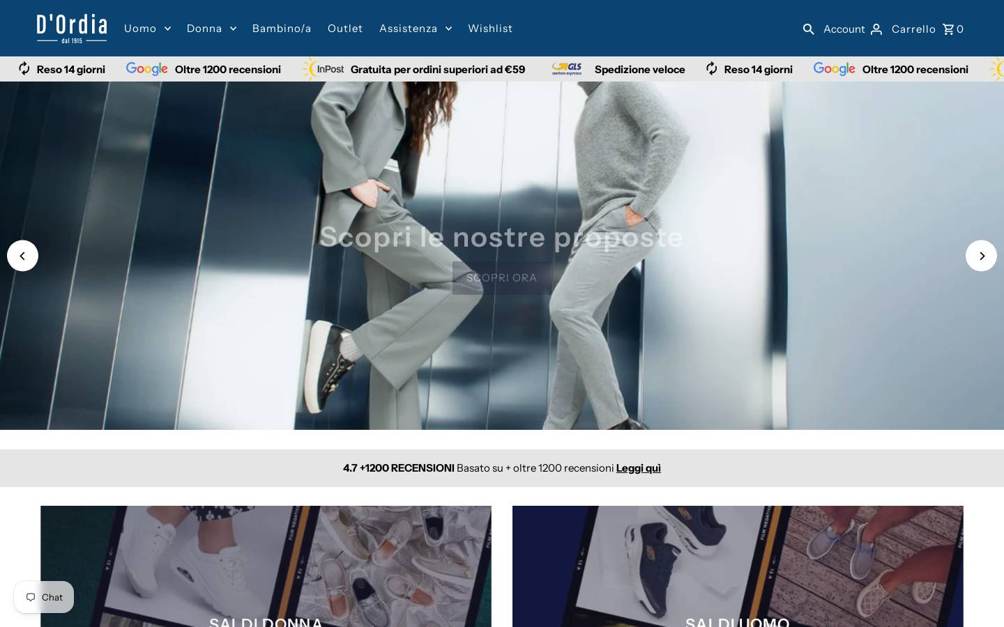 D'Ordia  homepage screenshot