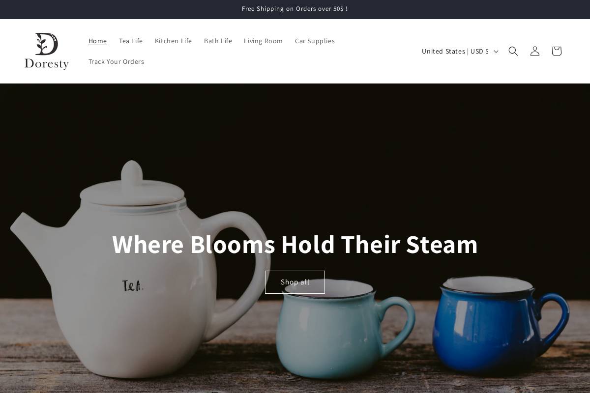 doresty.com homepage screenshot