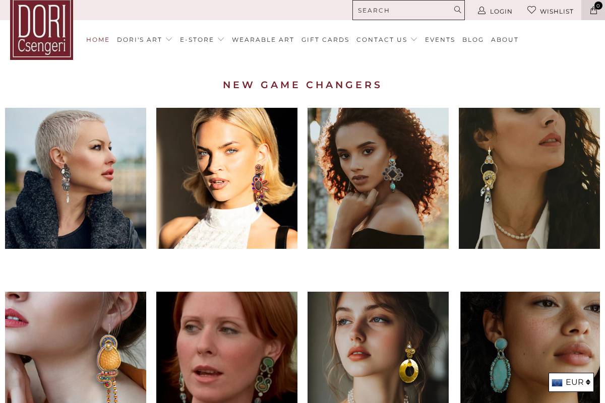 doricsengeri.eu homepage screenshot