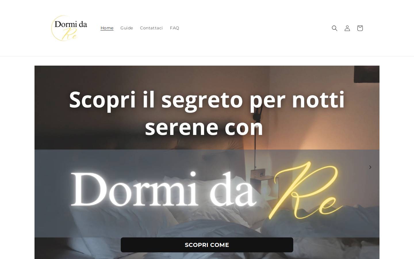 dormidareofficial.com homepage screenshot