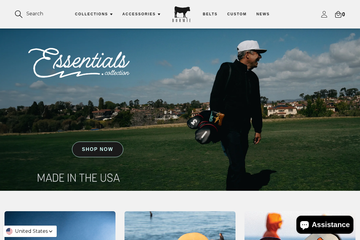 dormieworkshop.com homepage screenshot
