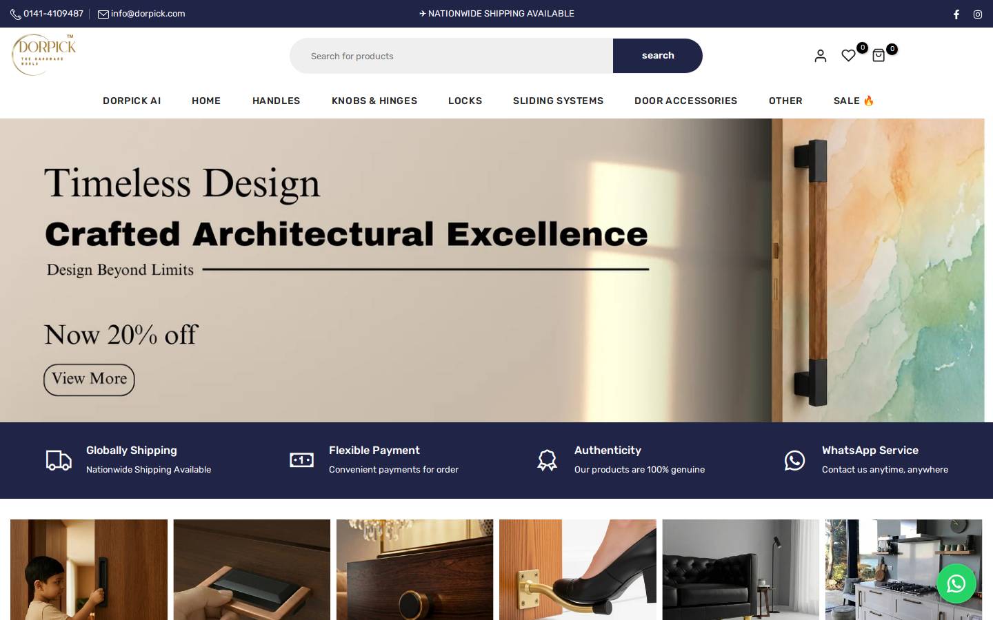 dorpick.com homepage screenshot