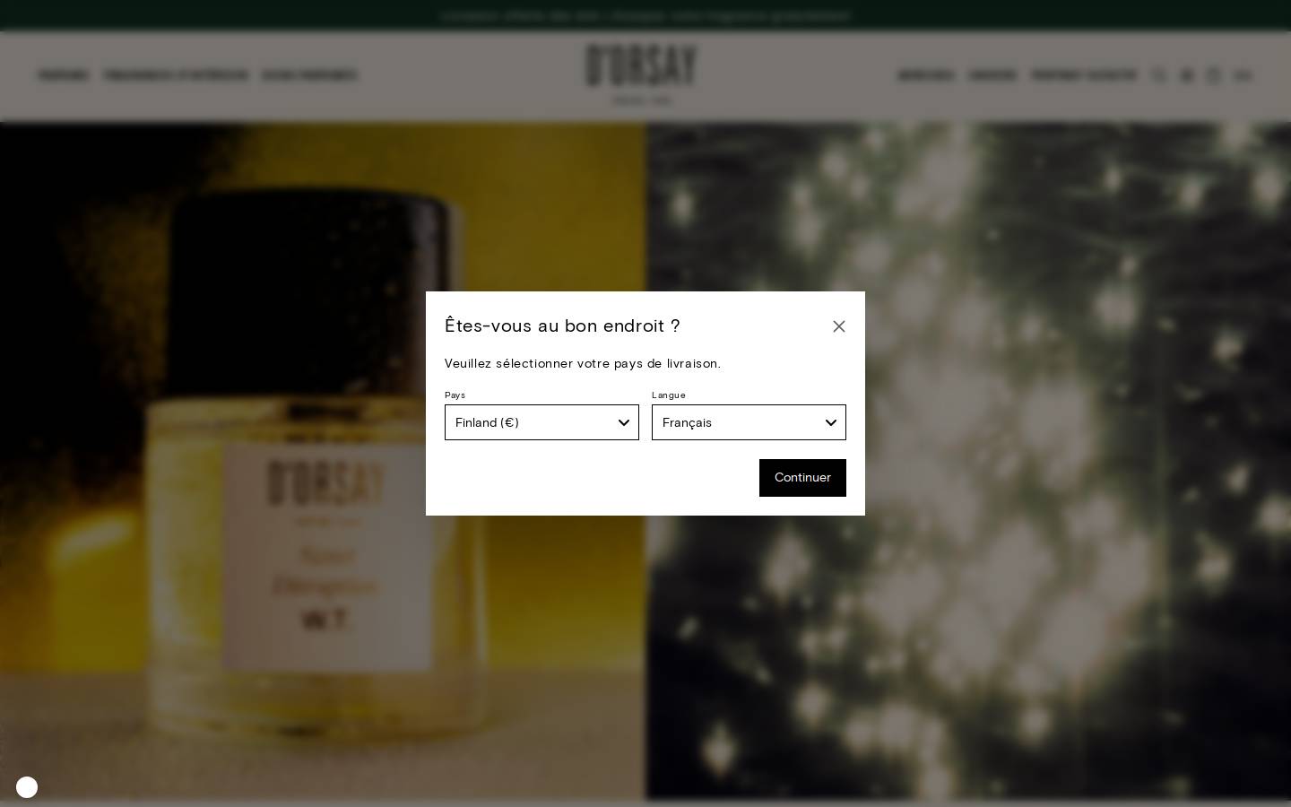 dorsay.com homepage screenshot