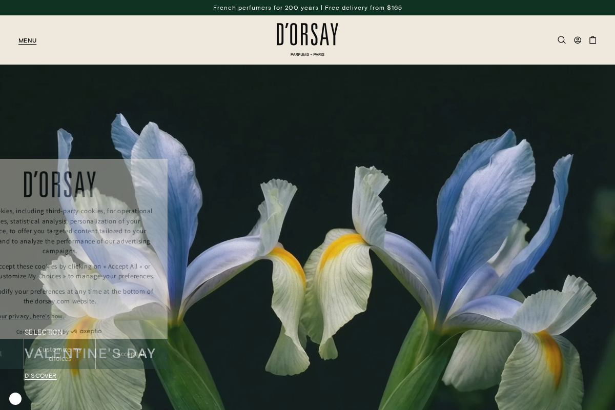 Maison D'ORSAY homepage screenshot