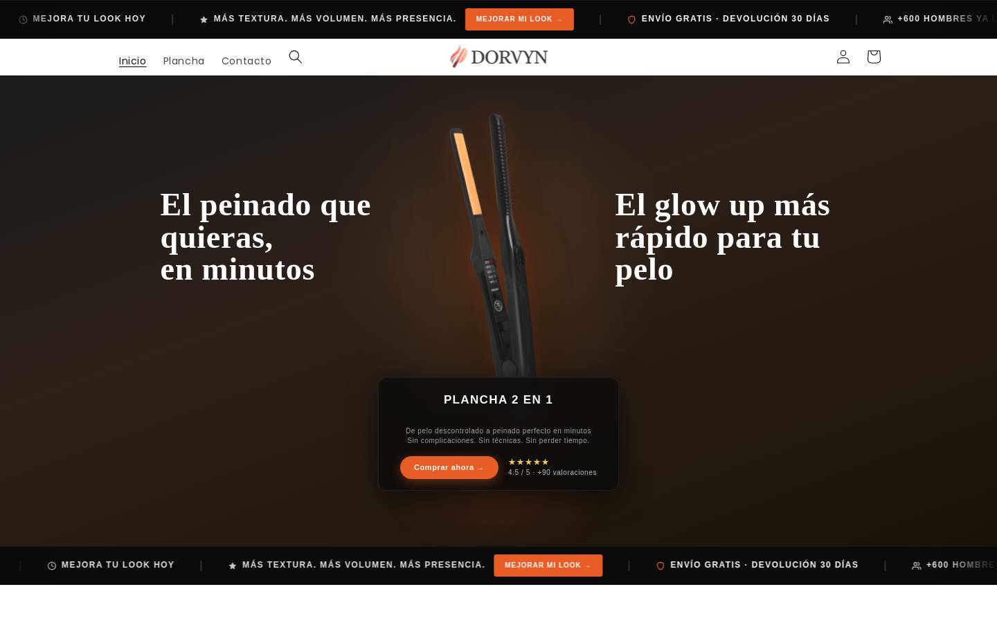 dorvyn.com homepage screenshot