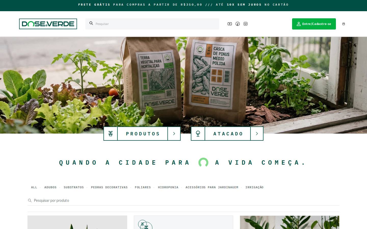 doseverde.com.br homepage screenshot