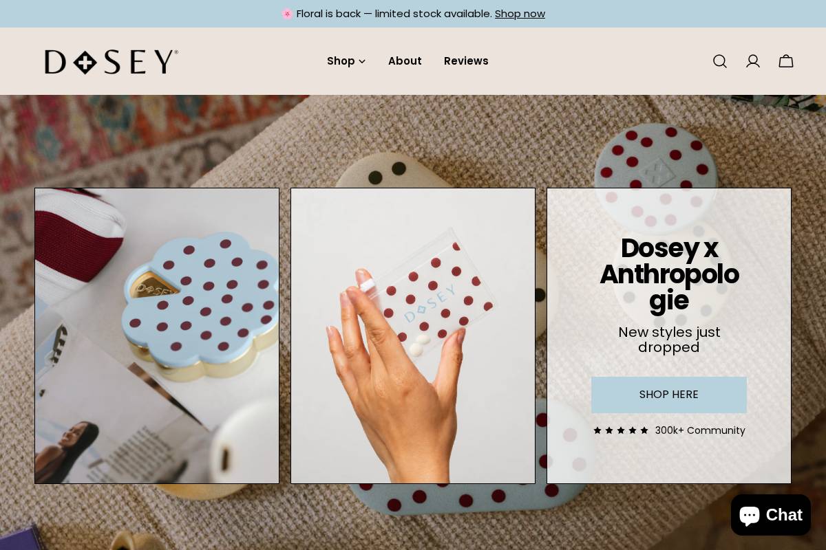 dosey.com homepage screenshot