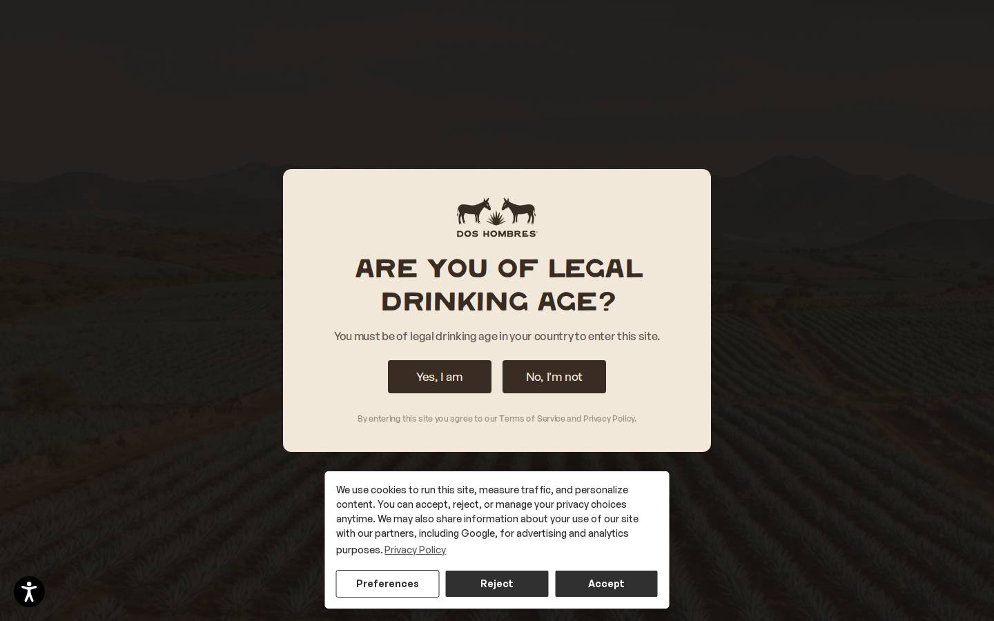 doshombres.com homepage screenshot