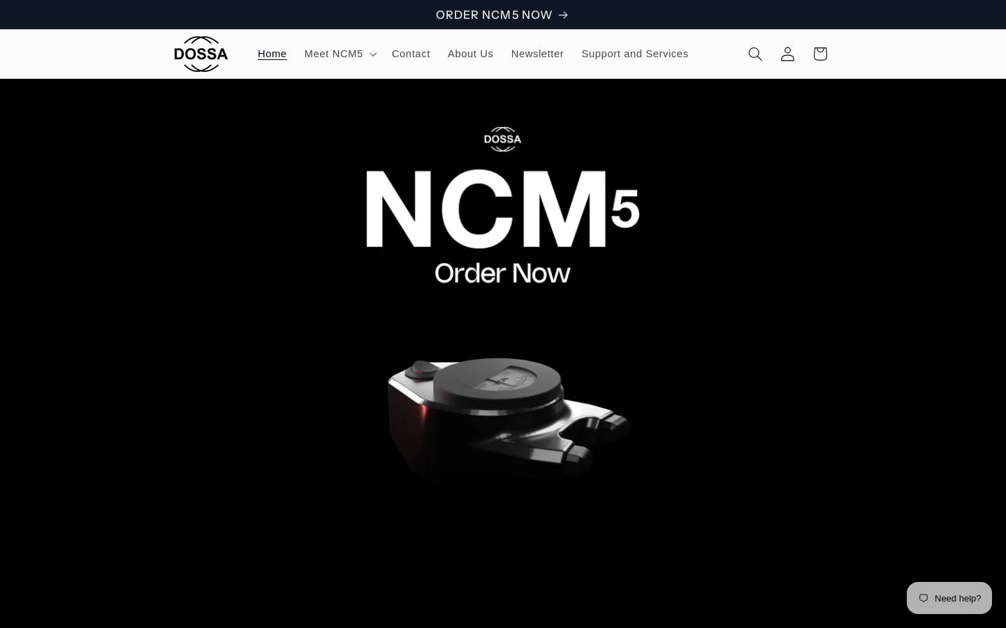 dossatech.com homepage screenshot