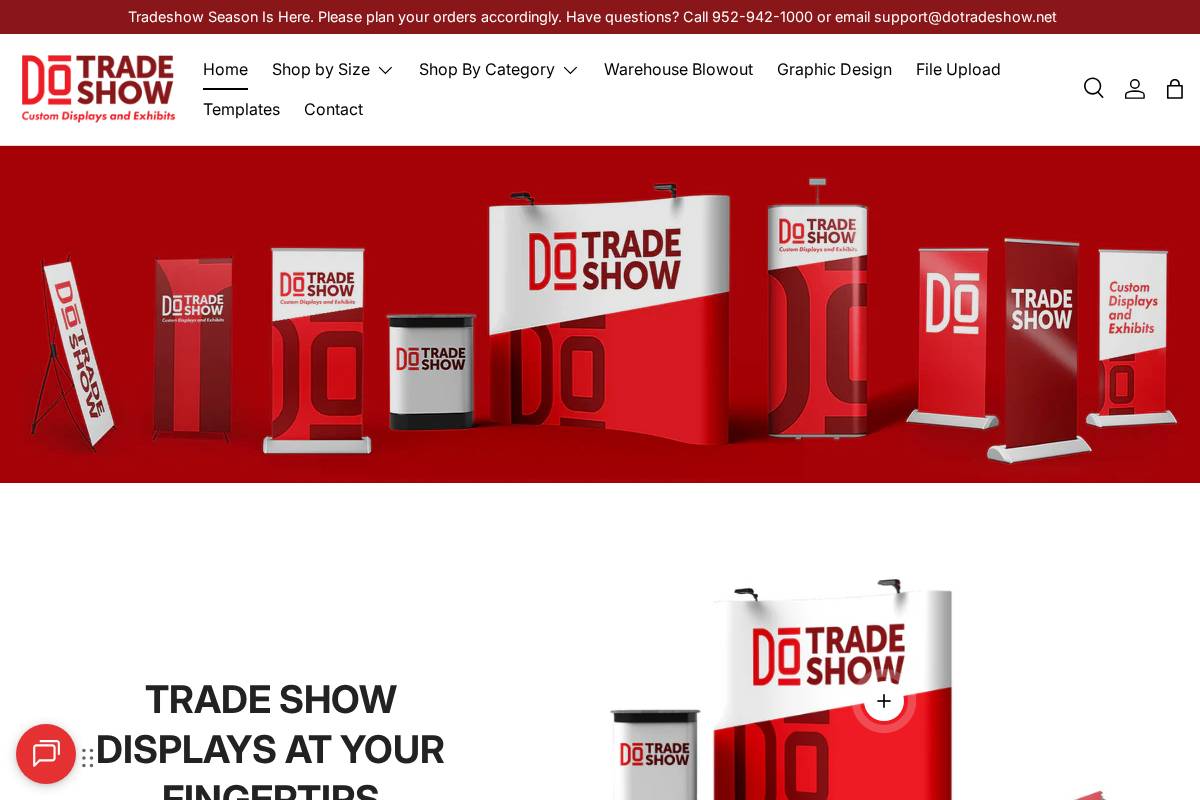 DoTradeshow homepage screenshot