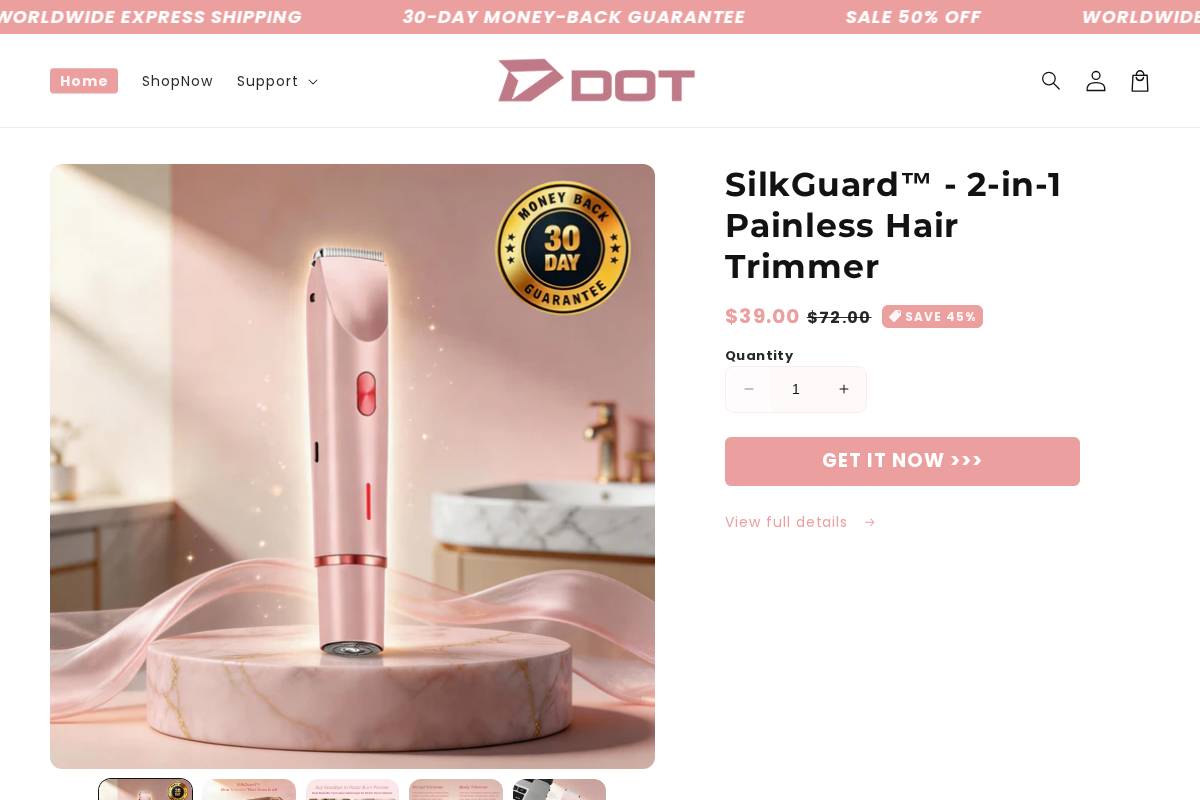 dotrica.store homepage screenshot