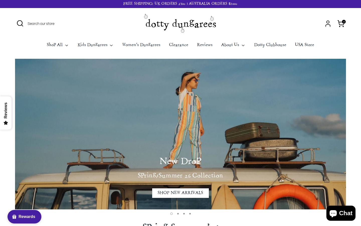 dottydungarees.co.uk homepage screenshot