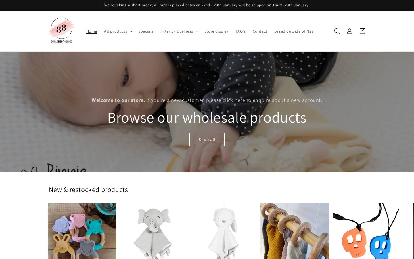 double8.co.nz homepage screenshot