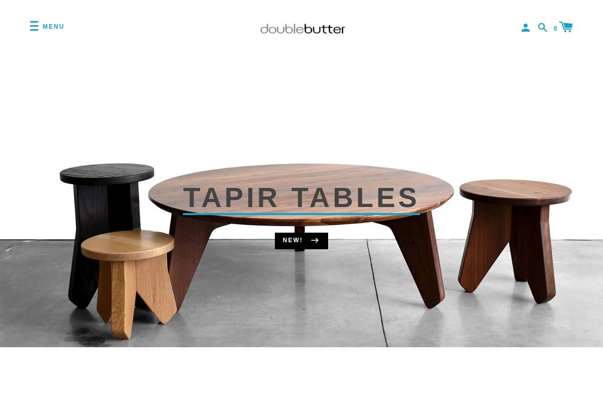 doublebutter.com homepage screenshot