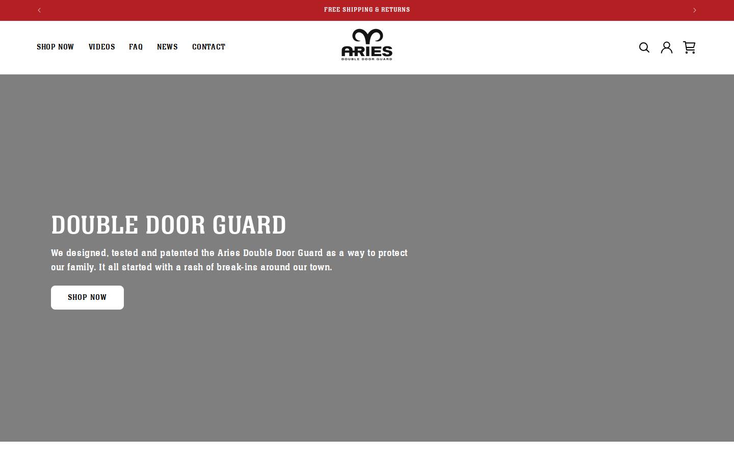 doubledoorguard.com homepage screenshot