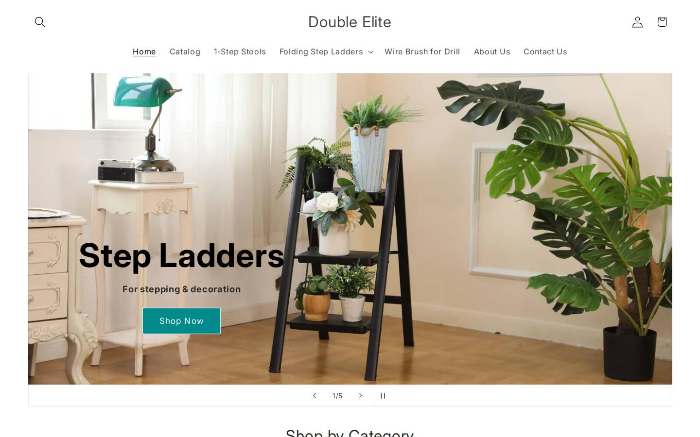 doubleelite.com homepage screenshot