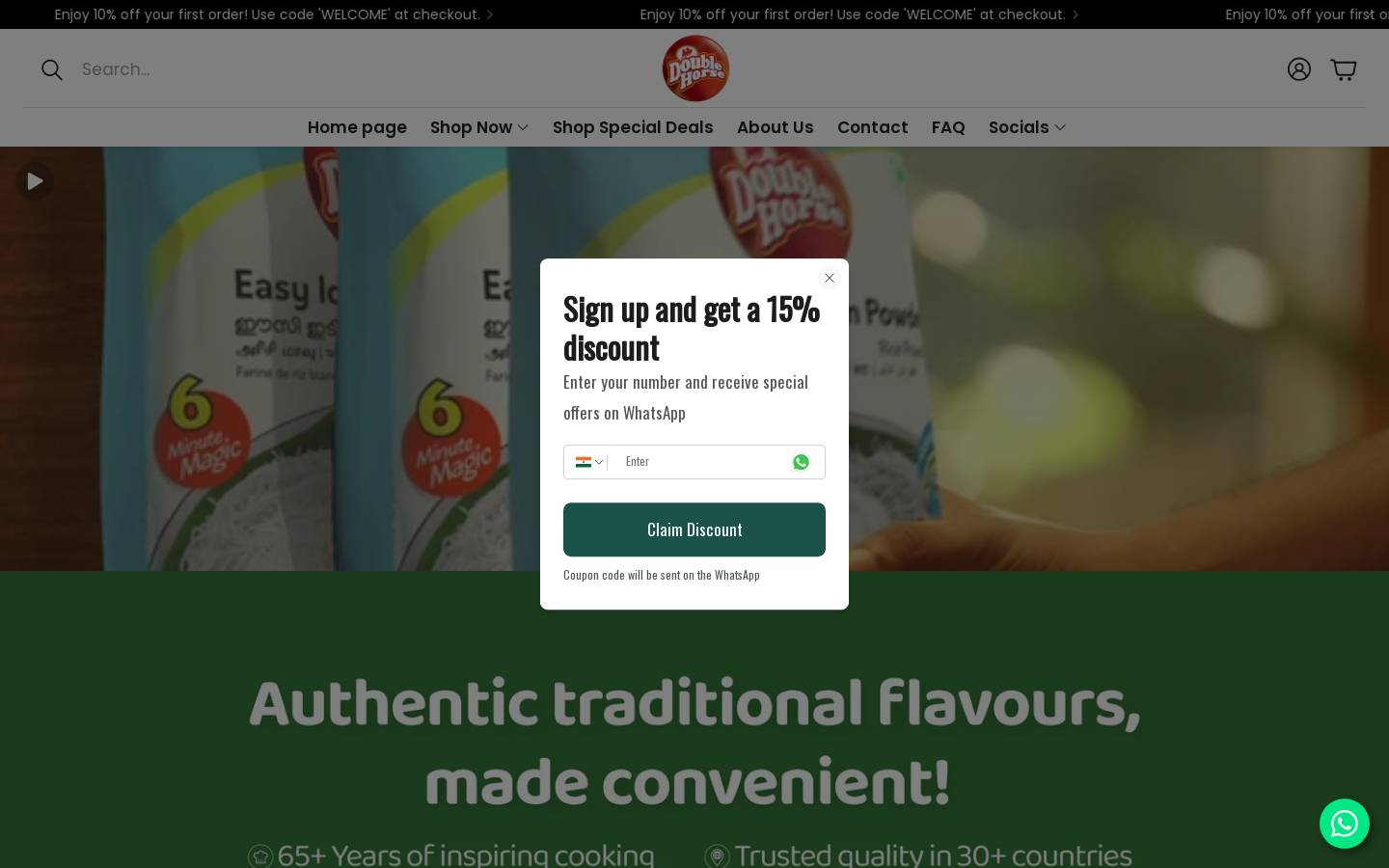doublehorse.in homepage screenshot