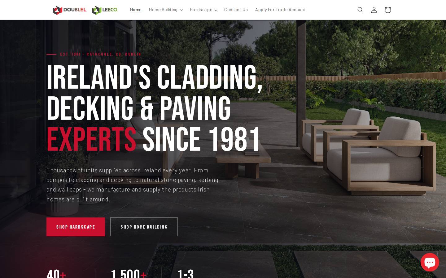 Doublel homepage screenshot