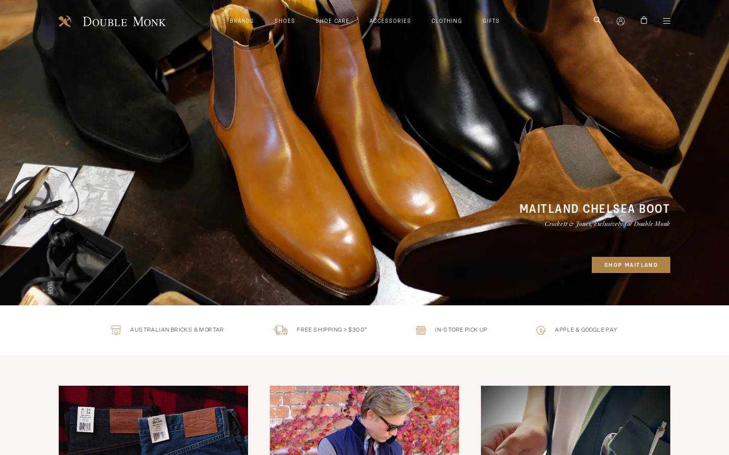 doublemonk.com homepage screenshot