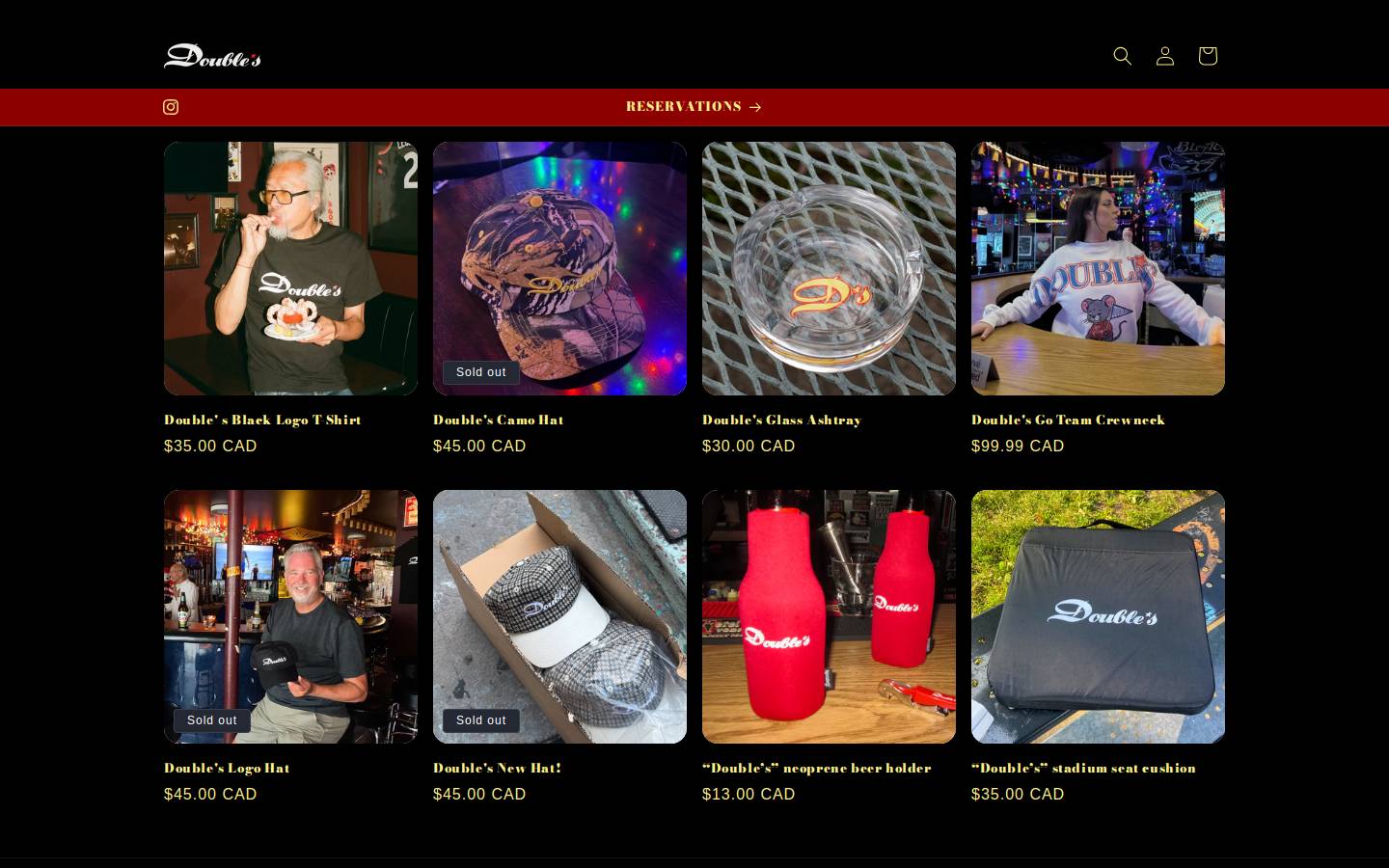 doubleslatenight.com homepage screenshot