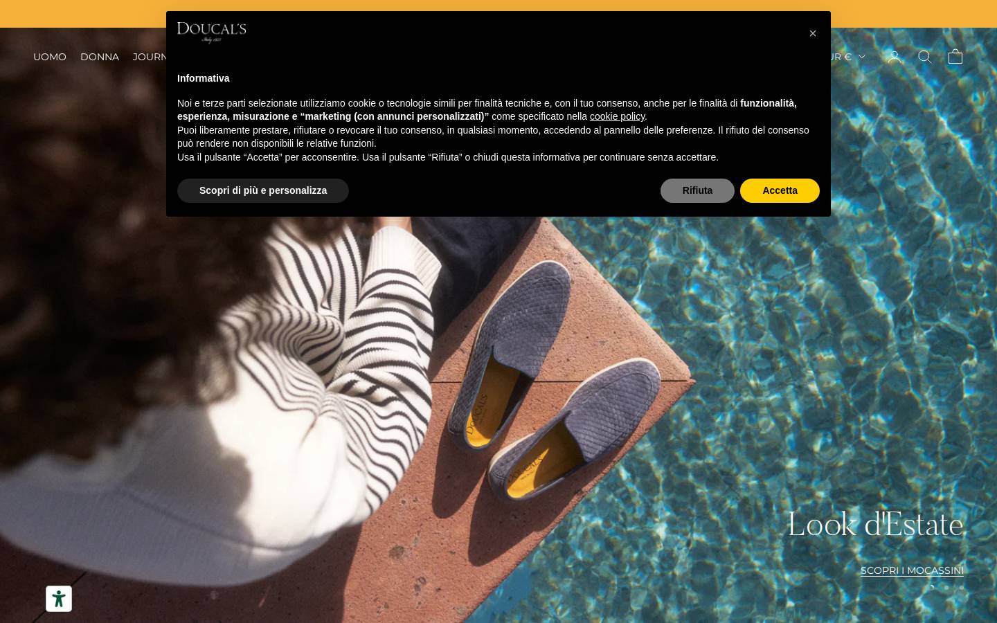 doucals.com homepage screenshot